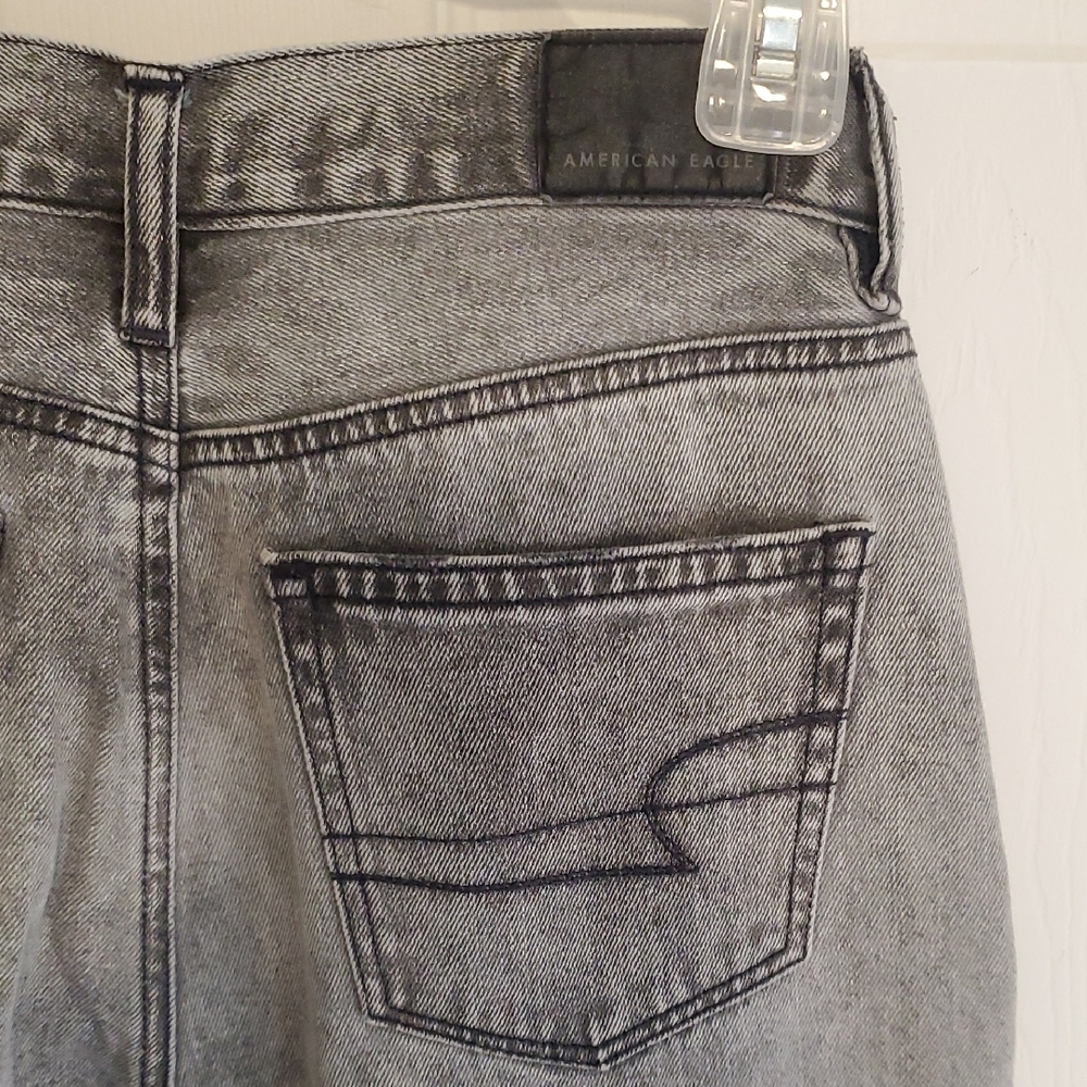 American Eagle Outfitters Gray Crop Ankle Jeans - Picture 5 of 7